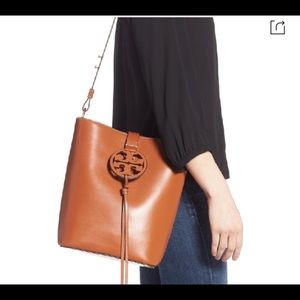 Beautiful, NWT leather Tory Burch Miller Bucket Bag.Regular size(not mini)
